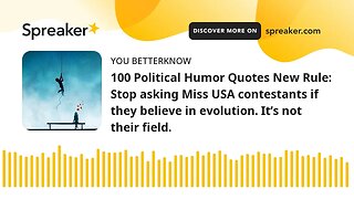 100 Political Humor Quotes New Rule: Stop asking Miss USA contestants if they believe in evolution.