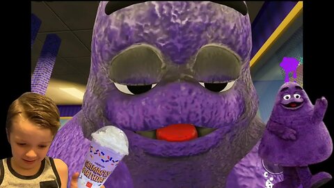 Grimace TRICKED ME!😧 Roblox Purple Friends Fun Playground