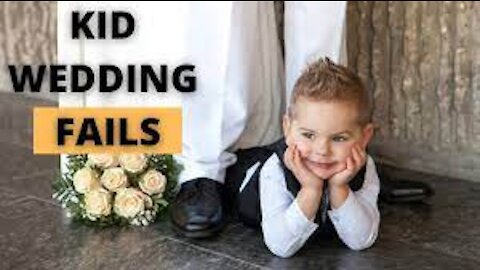 Kids add some comedy to a wedding! - Ring Bearer Fails 2021