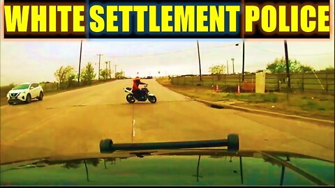 White Settlement Police Vs. Motorcylist