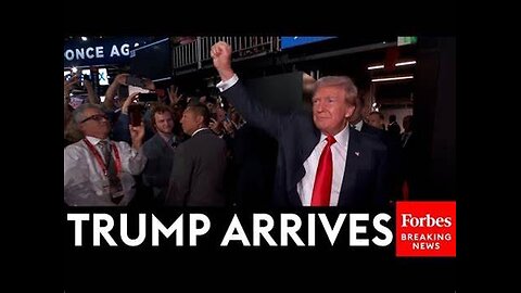 Epic Moment: Trump Arrives at RNC to Lee Greenwood's 'God Bless The USA'