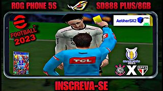 EFOOTBALL 2023 - AetherSX2 Emulator PlayStation 2 para Android - Brasileirão 2023 - Corinthians