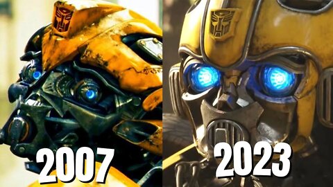 Evolution of Bumblebee In Transformers MOVIES 2007-2023