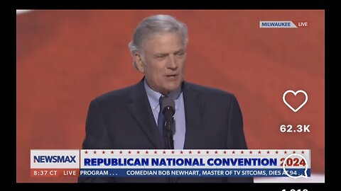 Captioned - Franklin Graham’s speech and the prayer at RNC