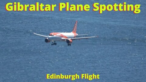 Dangerous Landing easyJet Flight Land/Taxi/Depart PLANE SPOTTING GIBRALTAR, Extreme Airport, 4K