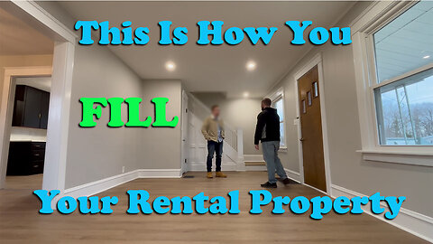 How To Show Your Rental Property To Tenants!