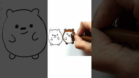 How to Draw and Paint the Characters from the Cartoon We, Bare Bears
