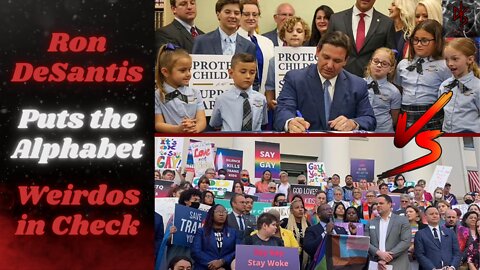 Ron DeSantis BTFO's Disney Weirdos By Signing the Supposed "Don't Say Gay" Bill Into Law