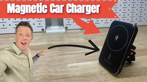 Impressive Magnetic Active Car Charger | Sandmarc