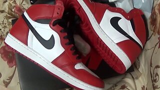 UNBOXING JORDAN 1 RETRO HIGH OG "CHICAGO" / Banned 2016 REVIEW