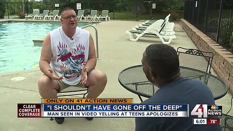Man apologizes for 'inappropriate' rant at Lee's Summit pool