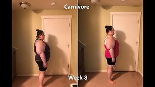 Carnivore Week 8 - Before and During photos