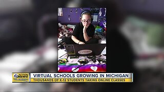 More Michigan students turning to virtual schools
