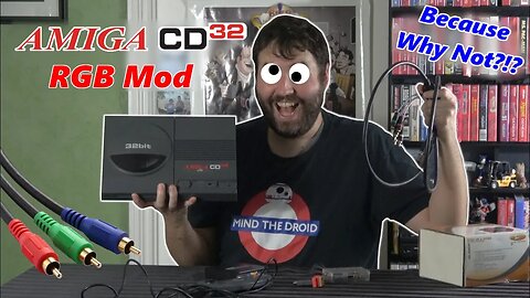 RGB Modded Commodore Amiga CD32 - Yes, Really - Adam Koralik