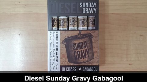 Diesel Sunday Gravy Gabagool cigar review