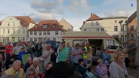 Teil 1- Teterow - Kundgebung - Eröffnung und Gastredner Robert Farle 28-08-2023