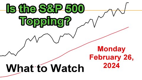 S&P 500 What to Watch for Monday February 26, 2024