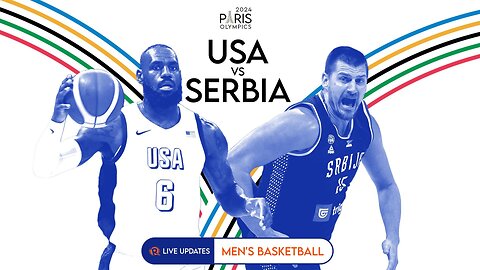 Live Olympic Basketball: USA Vs Serbia|| 2024 Olympics Paris