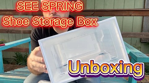 SEE SPRING Shoe Storage Box Unboxing