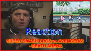 freaky's reaction: SUPER SMASH BROS vs AVENGERS! (Nintendo vs. MCU) - DEATH ARENA S4 EP1
