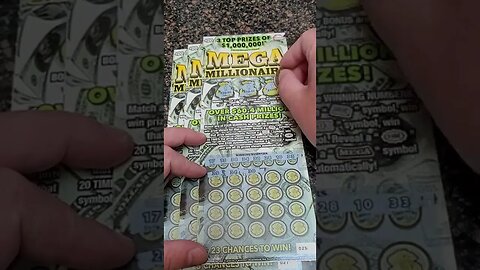 Winning BIG MEGA Millionaire Lottery Ticket!