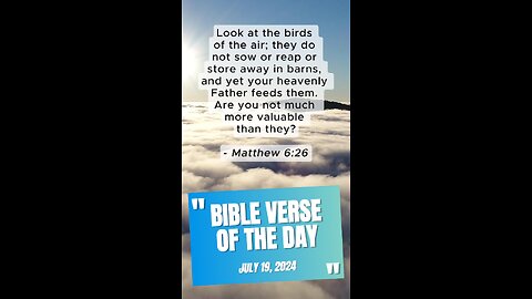 Bible Verse of the Day: July 19, 2024