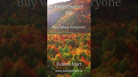 Investment Tip from Bullion Mart