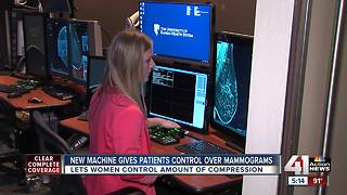 New machine gives patients control over mammograms