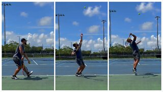 Tennis practice (Serves) 🎾