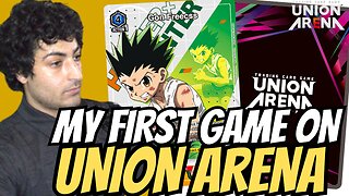 PLAYING MY FIRST UNION ARENA CARD GAME FULL BATTLE!! | Union Arena TCG