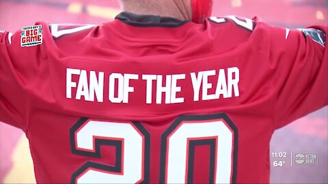 Bucs fan of the year gears up for Super Bowl