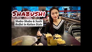 Shabushi Shabu-Shabu & Sushi Buffet In Kaiten Style in Patong Phuket Thailand