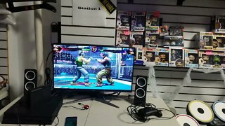 playing viruta fighter 5 at Brooklyn video games arcade! offline nyc