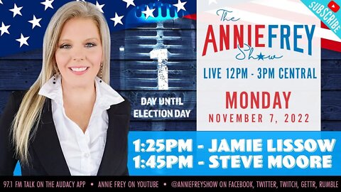 Midterm Elections TUESDAY! Polls, Reactions, Predictions • Annie Frey Show 11/7/22