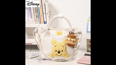 Disney Pooh Bear New Women's Handbag Luxury Brand Women's Shoulder Bag