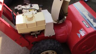 Tecumseh Snow King fuel tank and carburetor cleaning