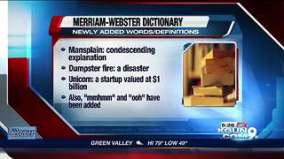 Merriam-Webster adds 850 new words to dictionary