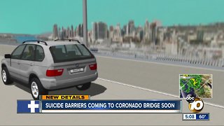 Suicide barriers coming to Coronado Bridge soon