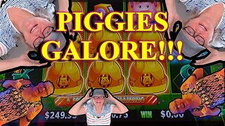 Slot Play - Huff N' More Puff, Lock-it-Link - PIGGIES GALORE!!!