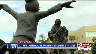 Tulsa's Little Lighthouse unveils student sculptures