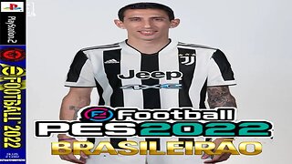 NOVO PES 2022 PS2 VERSÃO DE JUNHO 100% ATUALIZADO PLAYSTATION 2