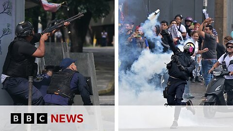 Protests erupt in Caracas against Venezuela's disputed election result | BBC News | VYPER ✅