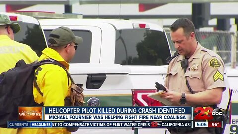 Helicopter pilot who died in Coalinga crash identified