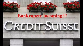 Is Credit Suisse going bankrupt + a crypto trade idea?