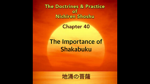 The Importance of Shakabuku