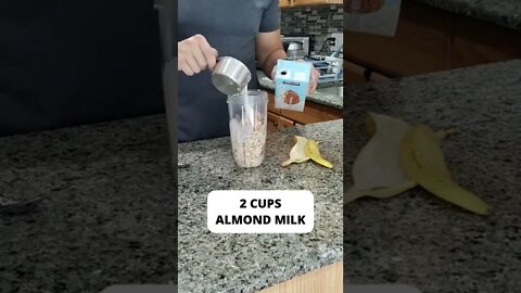 How to make a vegan plant based protein post workout shake 🥤☘️