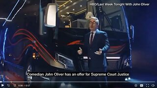Last week, John Oliver offered Justice Clarence Thomas $1M for each year of his life and a RV if Th
