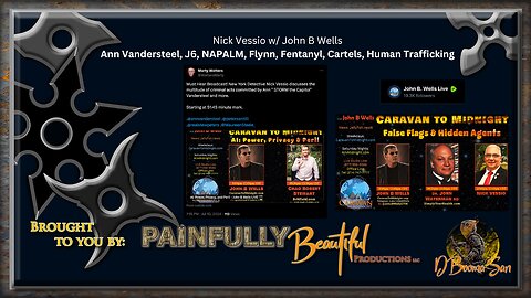 Nick Vessio w/ John B Wells | Ann Vandersteel, J6, NAPALM, Flynn, Fentanyl, Cartels, Human Trafficking