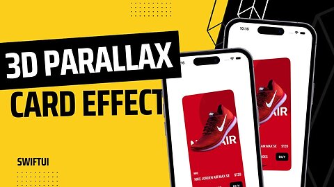 3D Parallax Card Effect in SwiftUI