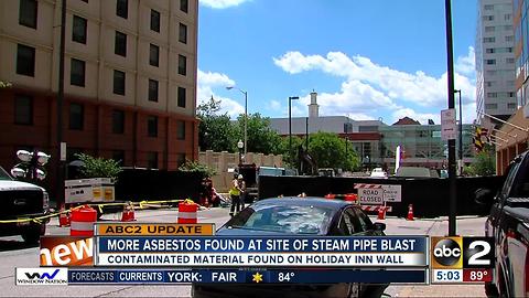 Asbestos found at Holiday Inn near steam pipe explosion